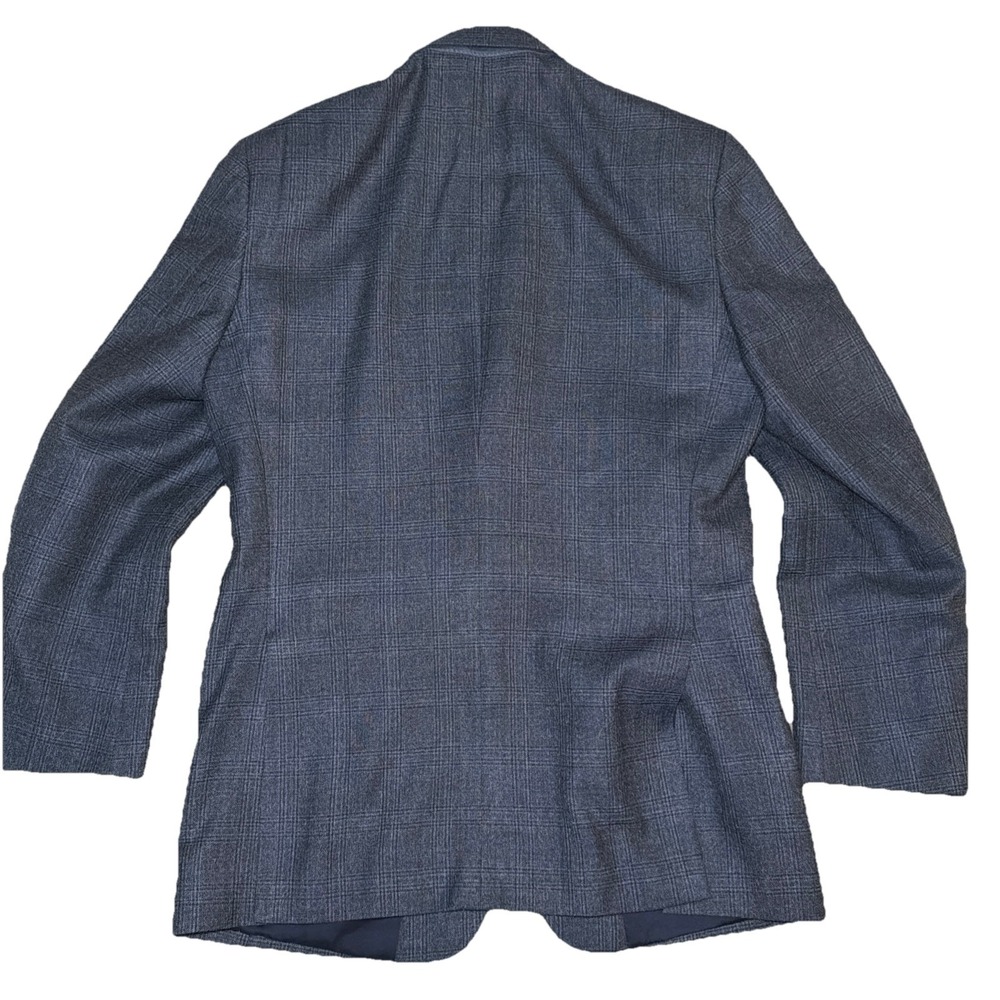 Jos A Bank Blazer Mens 38R Gray‎ Silk Wool Tailored Traveler's Collection Blazer - Picture 9 of 10